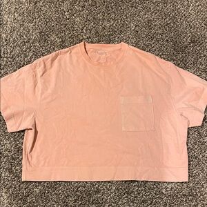 Athleta Cropped T-Shirt with Pocket